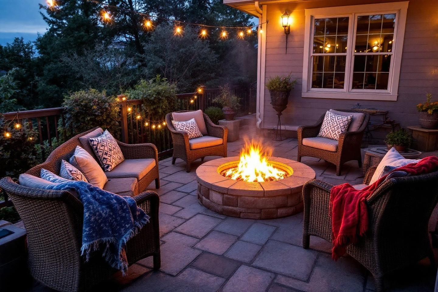 Brasero sur terrasse en bois : utilisation et précautions
