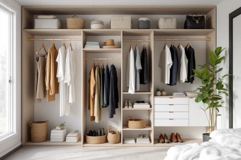 Dressing sur-mesure : optimiser l'espace de rangement