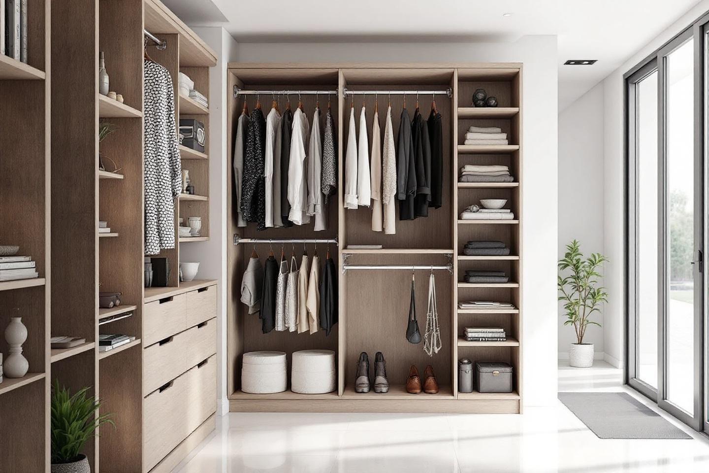 Dressing sur-mesure : optimiser l'espace de rangement