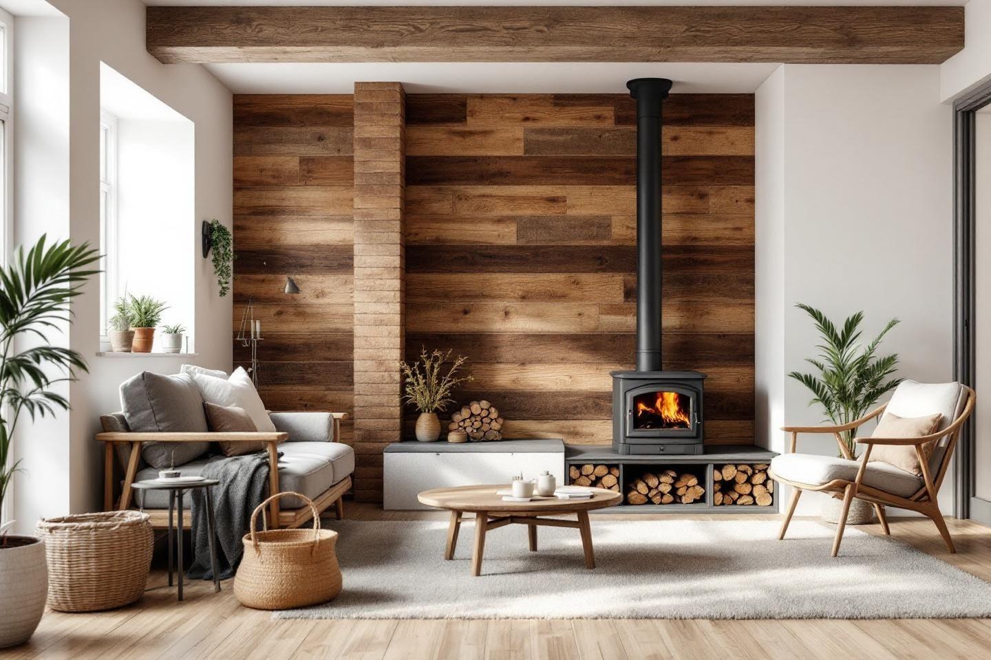 Habillage mur derrière poêle à bois : guide sécurité et style