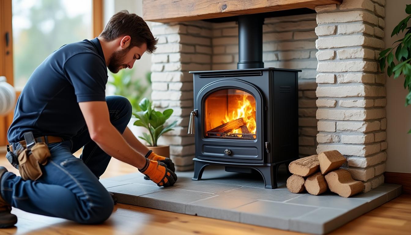 découvrez notre guide complet pour installer un poêle à bois dans une cheminée en respectant toutes les normes de sécurité et d'efficacité énergétique.