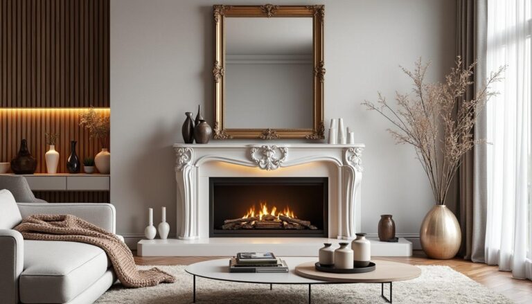 découvrez comment choisir les miroirs parfaits pour mettre en valeur votre cheminée et transformer votre intérieur avec l'agence lmdeco.