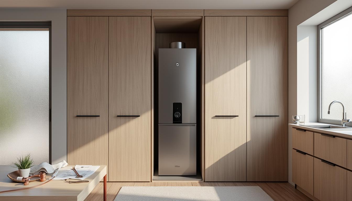 découvrez notre guide pratique pour remplacer et camoufler votre chauffe-eau avec style, alliant fonctionnalité et esthétique pour une maison harmonieuse.