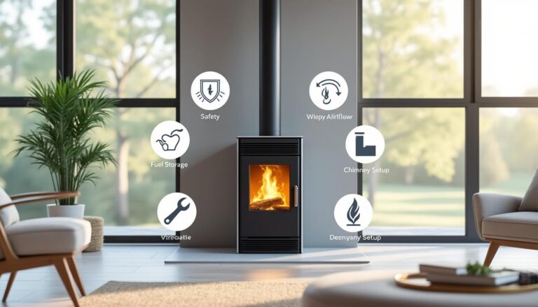 découvrez les 6 règles essentielles à connaître avant d'installer un poêle à granulés pour garantir performance, sécurité et efficacité énergétique.