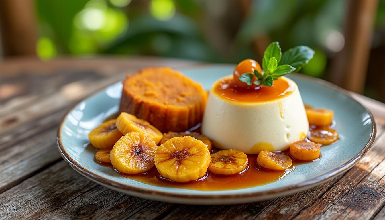 explorez les desserts emblématiques de la cuisine créole, alliant saveurs exotiques et traditions authentiques pour un voyage gourmand inoubliable.