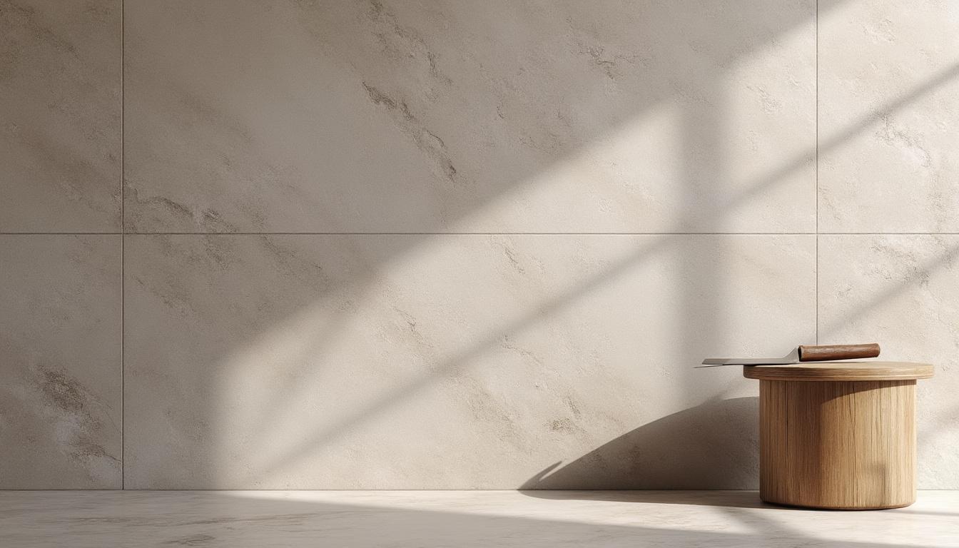 découvrez la peinture murale décorative tadelakt effet marbre en 5 litres, teinte subtil taupe, pour une finition élégante et raffinée qui sublimera vos murs avec un aspect naturel et authentique.