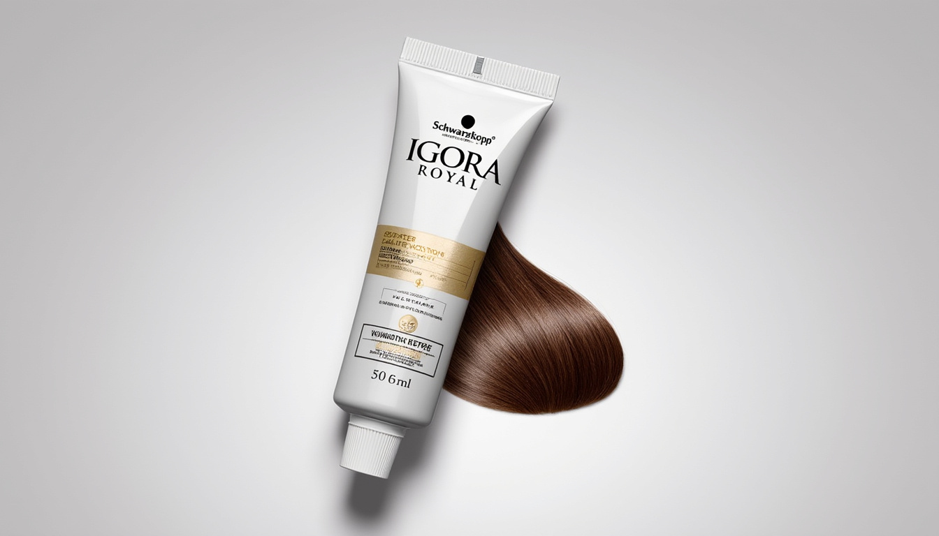 découvrez la coloration igora royal 5-6 en flacon de 60ml, un châtain clair marron intense pour une couleur riche et éclatante. parfaite pour sublimer vos cheveux avec une tenue longue durée et une couvrance optimale.