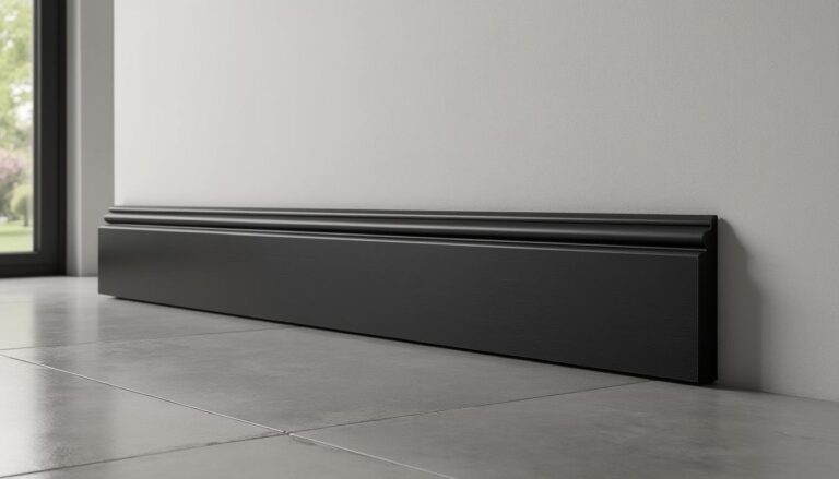 découvrez notre plinthe en mdf mélaminé noir avec finition arrondie de 7 cm de hauteur, fabriquée en france par madeinnature pour une qualité et un style irréprochables.