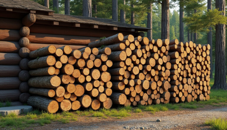 découvrez comment stocker efficacement la quantité optimale de bois de chauffage pour assurer une conservation parfaite et un approvisionnement régulier tout au long de la saison.