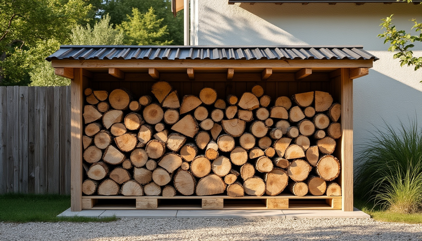 découvrez comment stocker efficacement la quantité optimale de bois de chauffage pour garantir un approvisionnement régulier et préserver la qualité du bois.