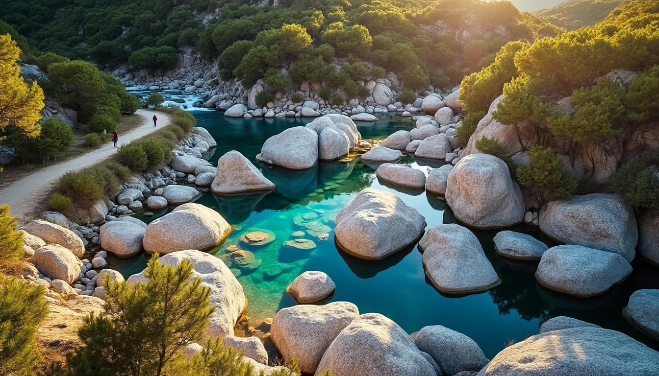 partez à l'aventure dans la vallée du cavu et découvrez ses piscines naturelles exceptionnelles pour une expérience nature inoubliable.
