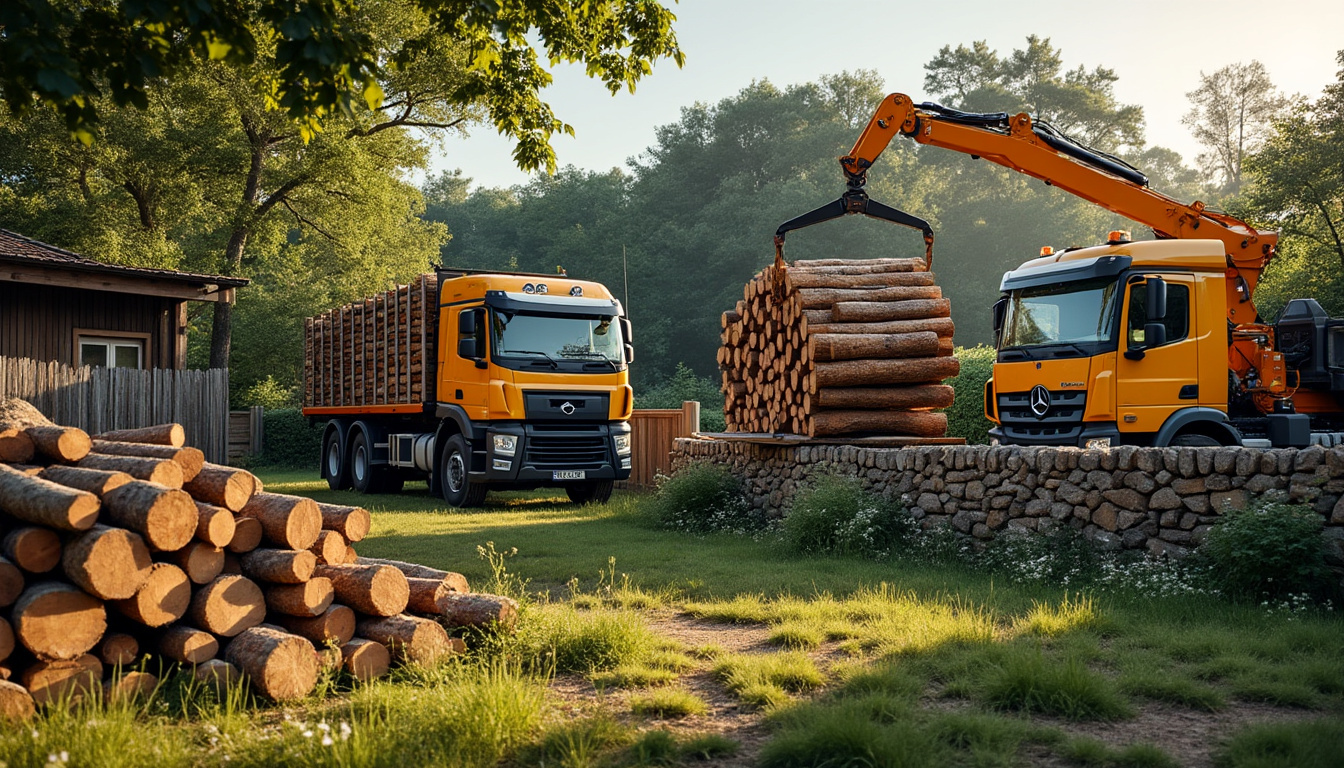 achetez du bois de chauffage en vrac, mélange de feuillus durs coupés à 50 cm, au tarif de 76€ le stère. idéal pour un chauffage efficace et économique.
