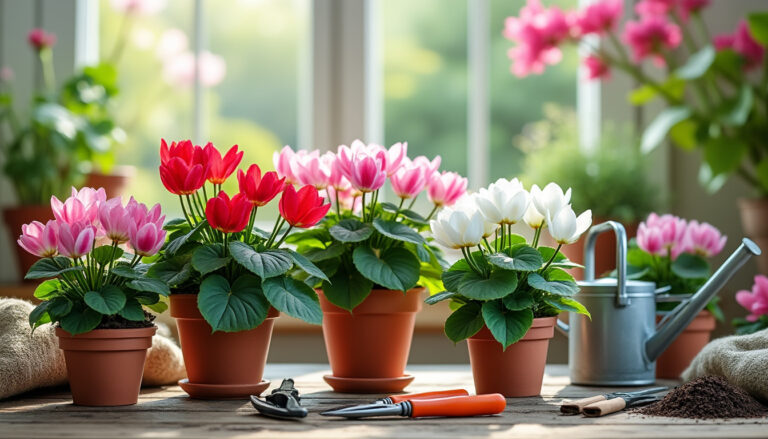 découvrez notre guide complet pour cultiver et entretenir le cyclamen en pot. apprenez tout sur ses variétés, les astuces de soin et comment le faire fleurir toute l'année.