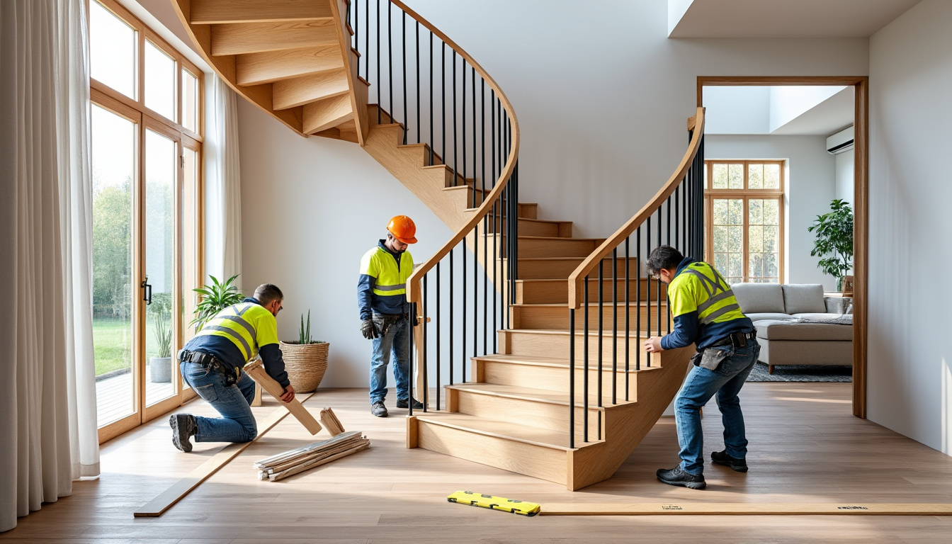 découvrez comment installer un escalier quart tournant pour optimiser l'espace tout en apportant confort et élégance à votre intérieur. guide pratique et conseils d'experts.