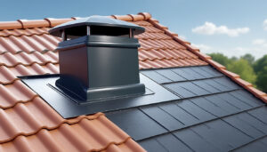 découvrez notre solin de toiture en plomb adaptable pour pentes de 0° à 65°, disponible en diamètres de 80 à 200 mm, assurant une étanchéité parfaite et durable.