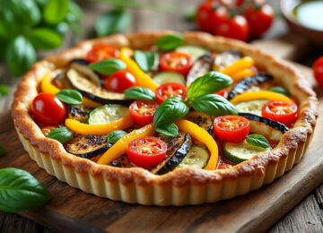 découvrez la tarte aux légumes du soleil, un délice coloré et savoureux à partager en famille ou entre amis. parfaite pour un repas léger et gourmand.