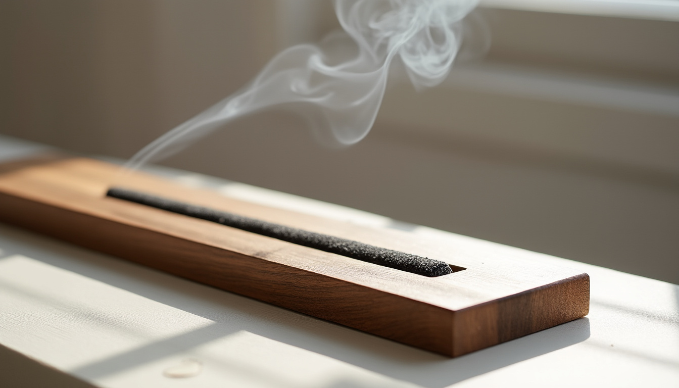 découvrez notre élégant support en bois pour colonne d'encens, alliant tradition artisanale et design contemporain pour sublimer votre ambiance.