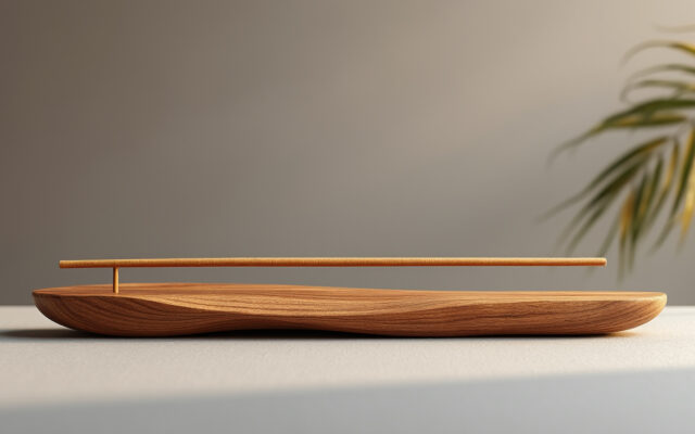 découvrez notre élégant support en bois pour colonne d'encens, qui allie parfaitement tradition artisanale et design moderne pour sublimer votre intérieur.