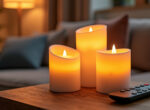 découvrez notre ensemble de 3 bougies led à commande à distance, parfait pour créer une ambiance chaleureuse et pratique dans votre intérieur.