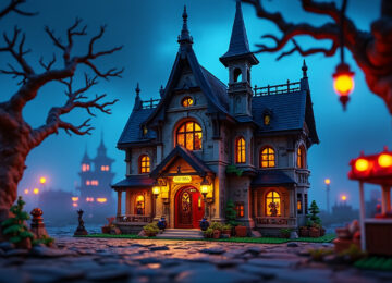 découvrez le set lego® creator expert 10273 et explorez la maison hantée mystérieuse de la fête foraine. un bâtiment détaillé pour des heures de construction immersive et d'aventures effrayantes.