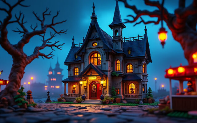 découvrez le set lego® creator expert 10273 et explorez la maison hantée mystérieuse de la fête foraine. un bâtiment détaillé pour des heures de construction immersive et d'aventures effrayantes.