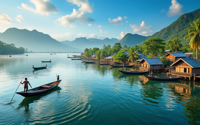 découvrez le tonlé-sap, le majestueux lac d'eau douce au cœur de l'asie du sud-est, célèbre pour sa biodiversité unique et son importance culturelle et économique.