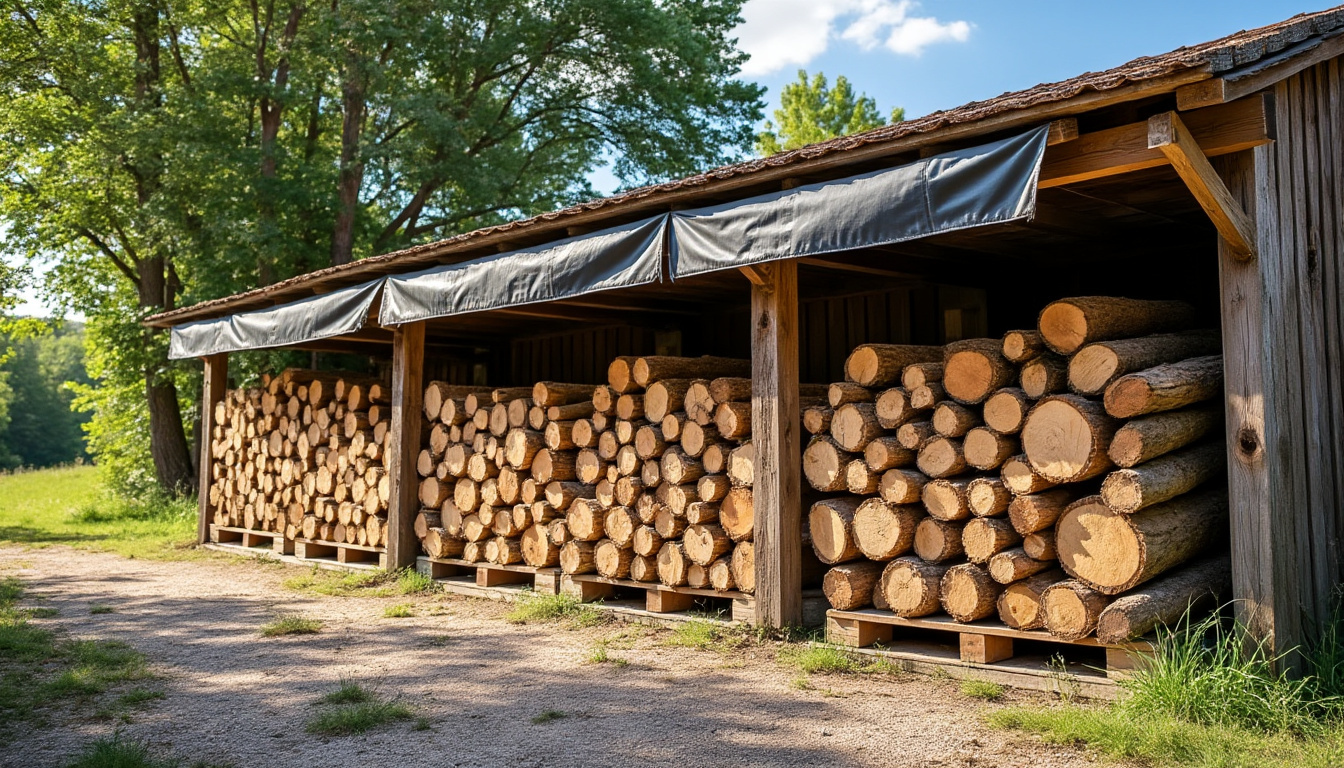 découvrez combien de temps il faut pour sécher efficacement votre bois de chauffage et optimiser son pouvoir calorifique pour un feu parfait.