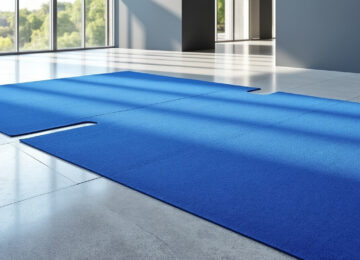 découvrez le tapis événementiel bleu uni hit 0821, disponible en largeurs de 1 m et 2 m, idéal pour cérémonies, mariages et stands d'exposition. élégance et qualité garantissent une ambiance raffinée pour vos événements.