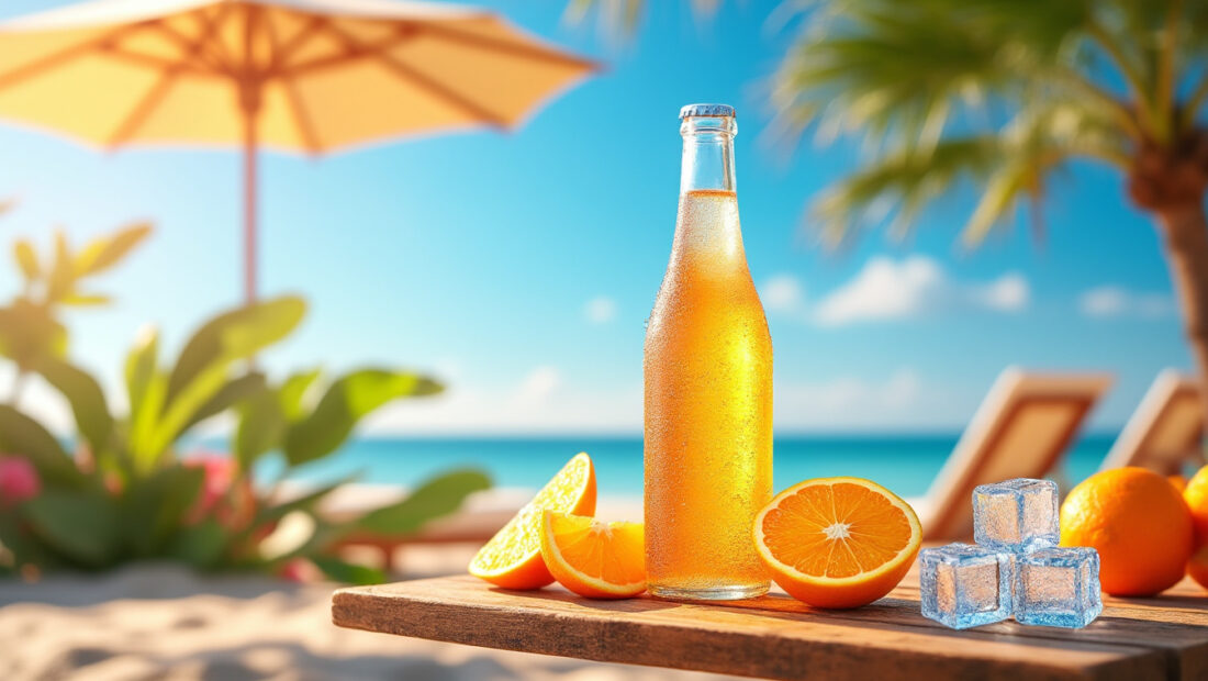 découvrez le parasol spritz, un cocktail pétillant en bouteille de 70 cl, parfait pour vos moments de détente et de convivialité.