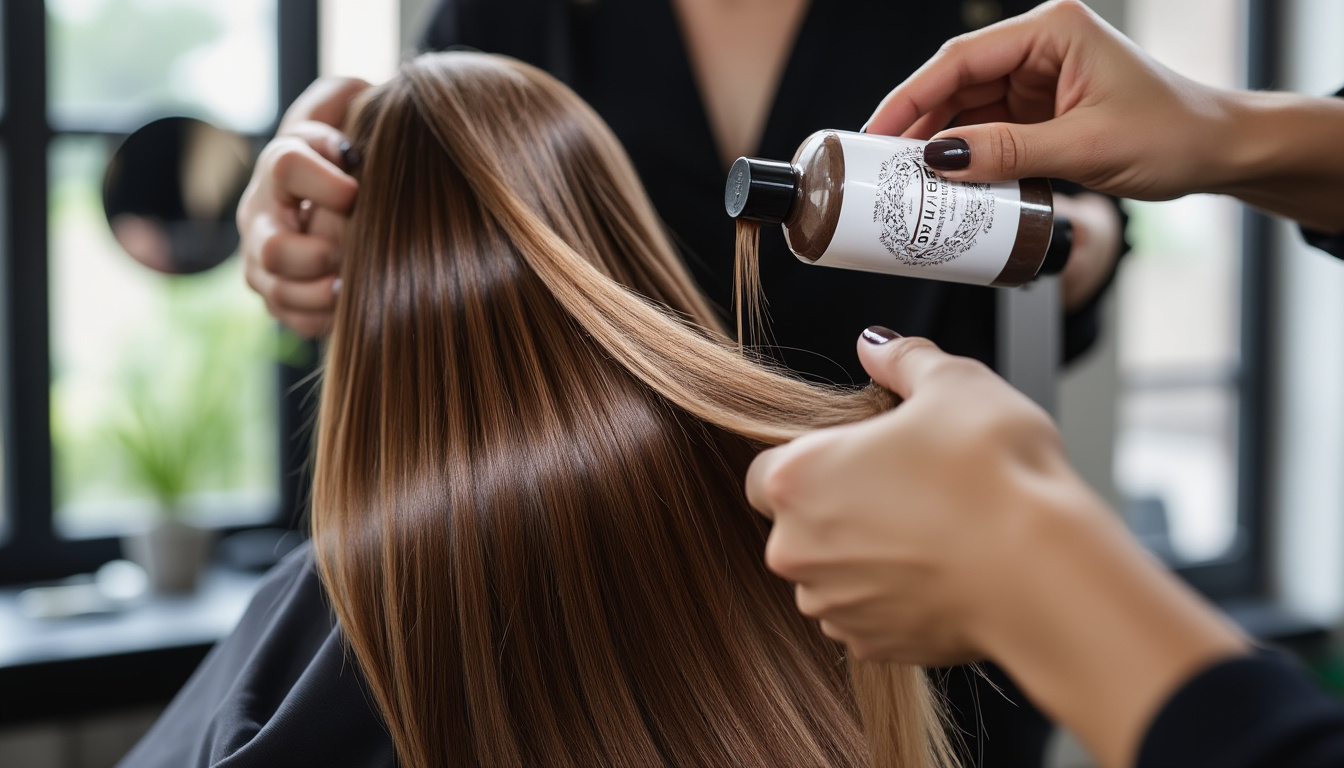 découvrez la coloration bbhair shine en nuance 5 châtain clair, un flacon de 60ml pour des cheveux éclatants et une couleur naturelle longue tenue.