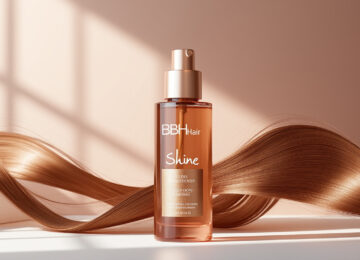 découvrez la coloration bbhair shine en nuance 5 châtain clair, flacon de 60ml, pour une couleur éclatante et une brillance naturelle.