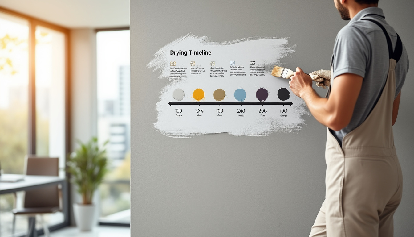 découvrez combien de temps il faut pour que la peinture intérieure sèche complètement et obtenir un résultat impeccable pour vos murs.