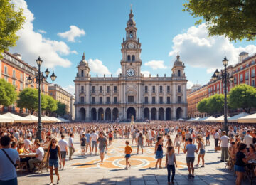 explorez la puerta del sol à madrid, découvrez ses sites emblématiques et profitez des nombreuses activités pour vivre pleinement l'ambiance unique du centre-ville.