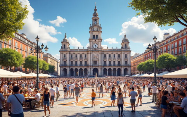 explorez la puerta del sol à madrid, découvrez ses sites emblématiques et profitez des nombreuses activités pour vivre pleinement l'ambiance unique du centre-ville.