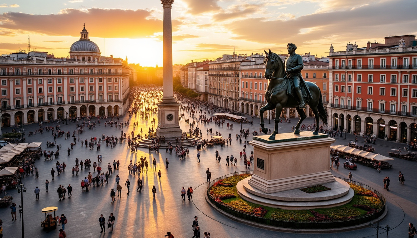 explorez la puerta del sol, le cœur animé de madrid, découvrez ses monument emblématiques, ses boutiques, ses cafés typiques et profitez des nombreuses activités culturelles et festives qu'elle offre.