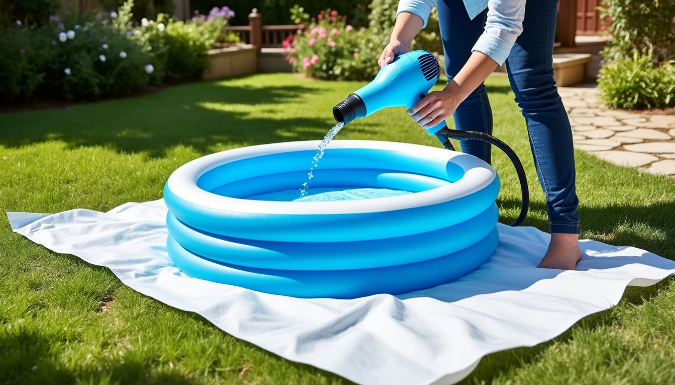 découvrez des méthodes astucieuses et simples pour gonfler votre piscine sans avoir besoin de pompe, faciles à mettre en œuvre pour profiter rapidement de votre bassin.