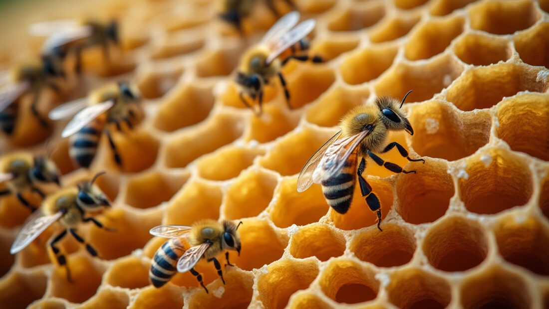 découvrez la construction minutieuse du nid d’abeilles et explorez l’organisation fascinante de ces architectes de la nature.