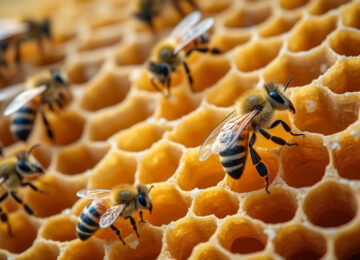 découvrez la construction minutieuse du nid d’abeilles et explorez l’organisation fascinante de ces architectes de la nature.