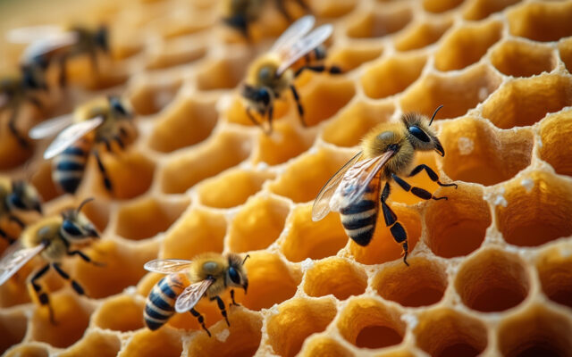 découvrez la construction minutieuse du nid d’abeilles et explorez l’organisation fascinante de ces architectes de la nature.