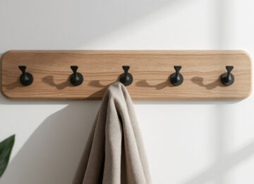 découvrez notre patère murale avec 7 crochets, idéale pour un rangement élégant et pratique. parfaite pour organiser vos vêtements et accessoires tout en optimisant l'espace de votre intérieur.