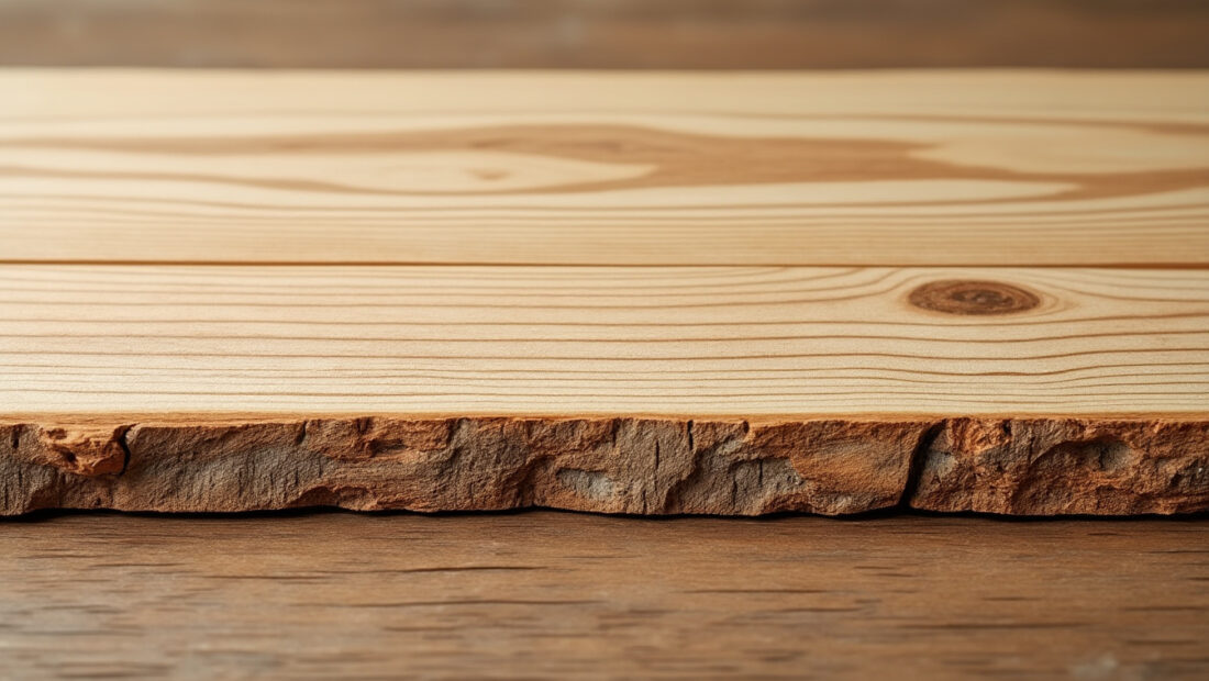 découvrez notre planche de sapin brute aux bords naturels, idéale pour donner vie à tous vos projets de bricolage et de décoration avec une touche authentique.