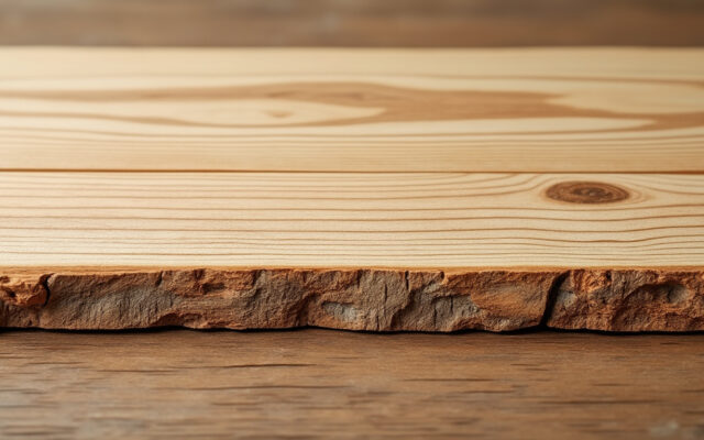 découvrez notre planche de sapin brute aux bords naturels, idéale pour donner vie à tous vos projets de bricolage et de décoration avec une touche authentique.