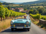 découvrez une escapade vintage au volant d'une peugeot 302 cabriolet, pour une balade inoubliable au cœur des paysages enchanteurs du beaujolais.