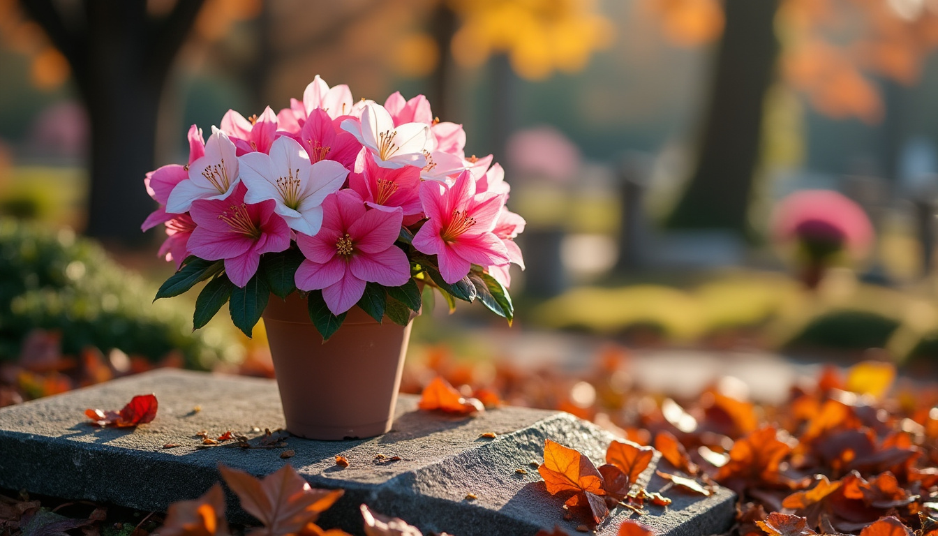 découvrez comment une azalée en pot apporte élégance et couleurs éclatantes pour sublimer votre jardin et embellir les tombes à la toussaint.