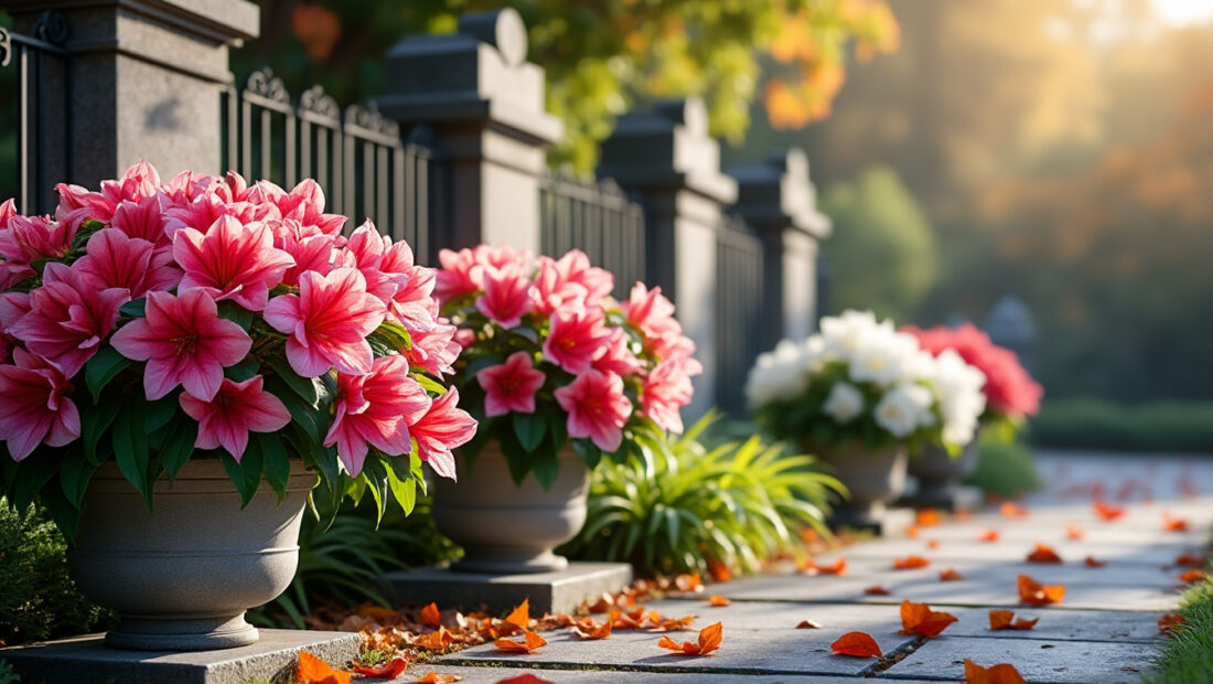 découvrez comment une azalée en pot apporte élégance et couleurs éclatantes pour sublimer votre jardin et orner les tombes à la toussaint.