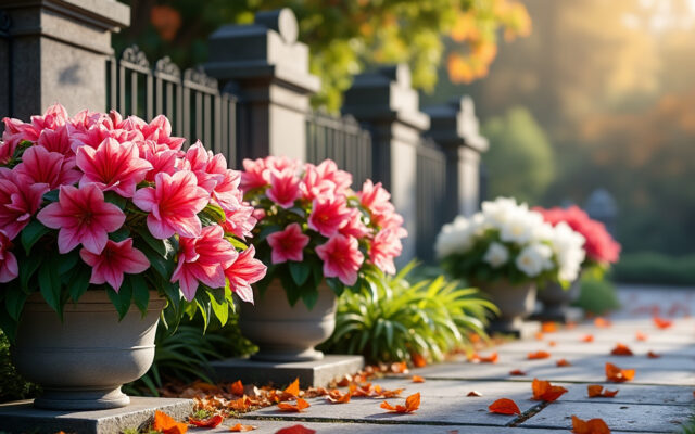découvrez comment une azalée en pot apporte élégance et couleurs éclatantes pour sublimer votre jardin et orner les tombes à la toussaint.
