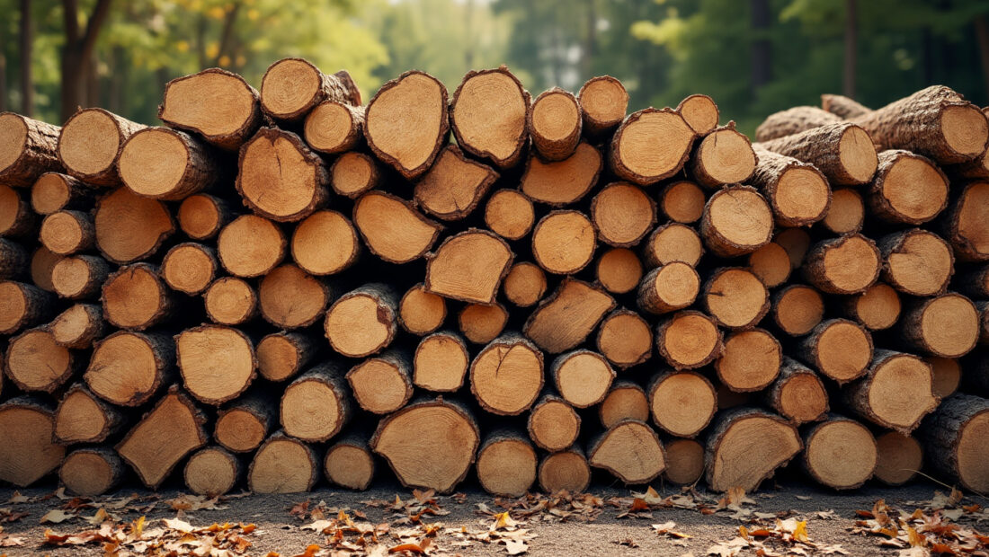 achetez du bois de chauffage en vrac 100 % châtaignier, bûches de 50 cm, au prix avantageux de 73€ le stère. parfait pour un chauffage naturel et efficace.