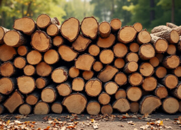 achetez du bois de chauffage en vrac 100 % châtaignier, bûches de 50 cm, au prix avantageux de 73€ le stère. parfait pour un chauffage naturel et efficace.