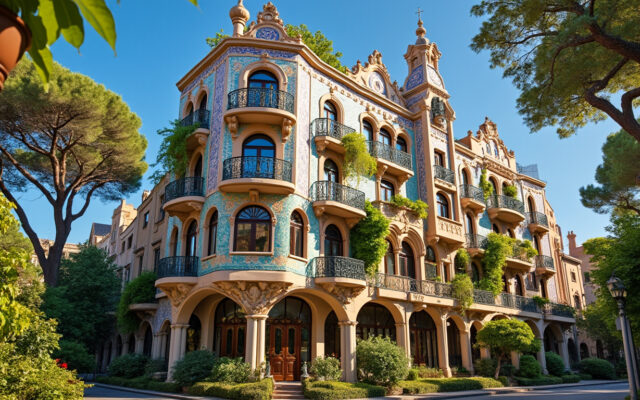découvrez casa vicens, le tout premier chef-d'œuvre éblouissant de gaudí, symbole de l'innovation architecturale et de l'art moderniste à barcelone.