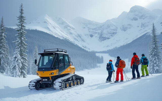 en gaspésie, le groupe planète freeride découvre le catski et ses terrains sauvages lors d’une aventure de poudreuse au cœur des montagnes.